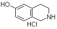 structure of CAS# 63905-73-7, 1,2,3,4-Tetrahydro-6-isoquinolinol hydrochloride