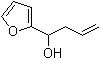 structure of CAS# 6398-51-2, alpha-(2-Propenyl)-2-furanmethanol;1-(2-Furyl)-3-buten-1-ol; 1-(2-Furyl)-3-butenol; 2-(1-Hydroxy-3-butenyl)furan; NSC 75454; alpha-Allylfurfuryl alcohol