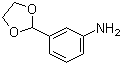 结构式 CAS# 6398-87-4, 3-氨基苯甲醛乙二醇缩醛