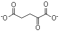 2-Oxopentanedioic acid ion(2-) molecular structure (CAS 64-15-3)