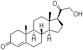 Desoxycorticosterone molecular structure (CAS 64-85-7)