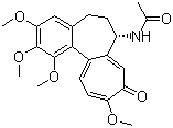 结构式 CAS# 64-86-8, 秋水仙素; 秋水仙碱