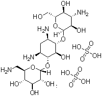 结构式 CAS# 64013-70-3, 卡那霉素二硫酸盐
