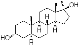 17b-Methyl-5a-androstane-3a,17b-diol molecular structure (CAS 641-82-7)