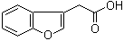 structure of CAS# 64175-51-5, 3-Benzofuranacetic acid;Benzofuran-3-ylacetic acid
