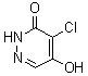结构式 CAS# 64178-58-1, 4-氯-5-羟基-3(2H)-哒嗪酮