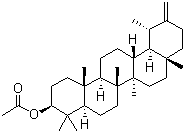 结构式 CAS# 6426-43-3, 蒲公英甾醇醋酸酯