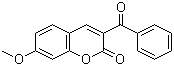structure of CAS# 64267-12-5, 3-Benzoyl-7-methoxycoumarin