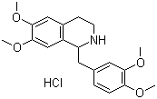 structure of CAS# 6429-04-5, Tetrahydropapaverine hydrochloride;1-(3,4-Dimethoxybenzyl)-6,7-dimethoxy-1,2,3,4-tetrahydroisoquinoline hydrochloride