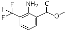 structure of CAS# 64321-95-5, 3-(Trifluoromethyl)anthranilic acid methyl ester