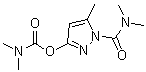 structure of CAS# 644-64-4, Dimetilane;2-(N,N-Dimethylcarbamyl)-3-methylpyrazolyl-5 N,N-dimethylcarbamate; 2-Dimethylcarbamoyl-3-methyl-5-pyrazolyl dimethylcarbamate; 2-Dimethylcarbamyl-3-methylpyrazol-5-yl dimethylcarbamate; Dimetilan; Dimetilane; Geigy 22870; Snip Fly
