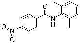 structure of CAS# 64594-44-1, N-(2,6-Dimethylphenyl)-4-nitrobenzamide