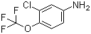 结构式 CAS# 64628-73-5, 3-氯-4-(三氟甲氧基)苯胺