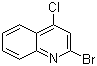 结构式 CAS# 64658-05-5, 2-溴-4-氯喹啉