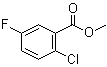 structure of CAS# 647020-63-1, 2-Chloro-5-fluorobenzoic acid methyl ester;Methyl 2-chloro-5-fluorobenzoate
