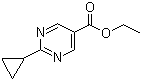 结构式 CAS# 648423-77-2, 2-环丙基-5-嘧啶羧酸乙酯
