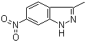 结构式 CAS# 6494-19-5, 3-甲基-6-硝基-1H-吲唑