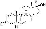 17a-Methyl-1-testosterone molecular structure (CAS 65-04-3)