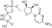 Cytidine 5'-(tetrahydrogen triphosphate) molecular structure (CAS 65-47-4)