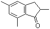structure of CAS# 65001-59-4, 2,5,7-Trimethyl-1-indanone;2,3-Dihydro-2,5,7-trimethyl-1H-inden-1-one