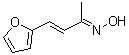 4-(2-Furanyl)-3-buten-2-one oxime molecular structure (CAS 6502-39-2)