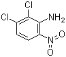 结构式 CAS# 65078-77-5, 2,3-二氯-6-硝基苯胺