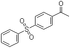 结构式 CAS# 65085-83-8, 4-乙酰二苯砜; 1-[4-(苯磺酰基)苯基]乙酮