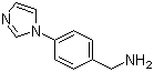 structure of CAS# 65113-25-9, 1-[4-(1H-Imidazol-1-yl)phenyl]methanamine