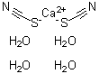 结构式 CAS# 65114-14-9, 硫氰酸钙盐四水合物