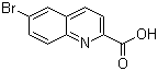 structure of CAS# 65148-10-9, 6-Bromoquinoline-2-carboxylic acid;6-Bromoquinaldic acid