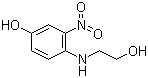 结构式 CAS# 65235-31-6, 3-硝基-4-(2-羟乙氨基)苯酚