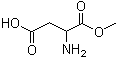 结构式 CAS# 65414-77-9, DL-天冬氨酸甲基酯