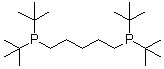 structure of CAS# 65420-68-0, 1,5-Bis(di-tert-butylphosphino)pentane