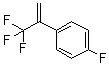 1-Fluoro-4-[1-(trifluoromethyl)ethenyl]benzene molecular structure (CAS 655-29-8)