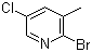 结构式 CAS# 65550-77-8, 2-溴-5-氯-3-甲基吡啶; 2-溴-3-甲基-5-氯吡啶