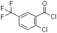 结构式 CAS# 657-05-6, 2-氯-5-(三氟甲基)苯甲酰氯