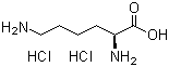 structure of CAS# 657-26-1, L-Lysine dihydrochloride;(S)-2,6-Diaminohexanoic acid dihydrochloride