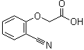 structure of CAS# 6574-95-4, (2-Cyanophenoxy)acetic acid;(o-Cyanophenoxy)acetic acid; 2-(2-Cyanophenoxy)acetic acid; alpha-(2-Cyanophenoxy)acetic acid