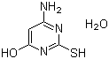 structure of CAS# 65802-56-4, 4-Amino-6-hydroxy-2-mercaptopyrimidine monohydrate;6-Amino-2-thiouracil monohydrate