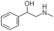 structure of CAS# 6589-55-5, 2-(Methylamino)-1-phenylethanol;alpha-(Methylaminomethyl)benzyl alcohol