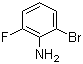 结构式 CAS# 65896-11-9, 2-溴-6-氟苯胺