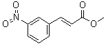 structure of CAS# 659-04-1, Methyl (E)-3-(3-nitrophenyl)-2-propenoate;(E)-Methyl 3-(3-nitrophenyl)acrylate; Methyl (2E)-3-(3-nitrophenyl)-2-propenoate