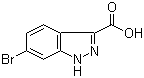 结构式 CAS# 660823-36-9, 6-溴吲唑-3-羧酸