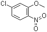 structure of CAS# 6627-53-8, 5-Chloro-2-nitroanisole;4-Chloro-2-methoxynitrobenzene