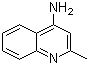 structure of CAS# 6628-04-2, 2-Methylquinolin-4-amine;2-Methylquinolin-4-ylamine; 4-Amino-2-methylquinoline; 4-Aminoquinaldine
