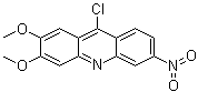 结构式 CAS# 6628-92-8, 2,3-二甲氧基-6-硝基-9-氯吖啶