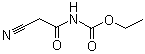 结构式 CAS# 6629-04-5, N-氰基乙酰尿烷; N-(氰基乙酰基)氨基甲酸乙酯