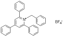 structure of CAS# 66310-10-9, 1-Benzyl-2,4,6-triphenylpyridinium tetrafluoroborate
