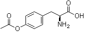 结构式 CAS# 6636-22-2, O-乙酰基-L-酪氨酸