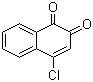 structure of CAS# 6655-90-9, 4-Chloro-1,2-naphthoquinone;4-chloronaphthalene-1,2-dione; 4-Chloro-1,2-naphthalenedione